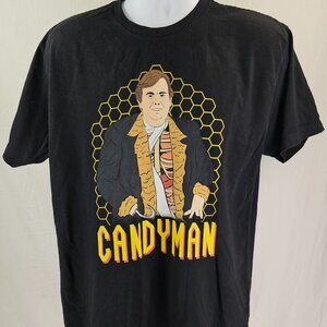John Candy as Candyman T-Shirt XL Horror Movie Monster Comedian Mash Up Funny